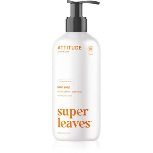 Super Leaves Orange Leaves natürliche Flüssigseife für die Hände mit entschlackendem Effekt 473 ml - Attitude - Modalova