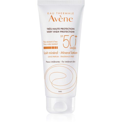 Sun Minéral latte protettivo senza filtri chimici e senza profumo SPF 50+ 100 ml - Avène - Modalova