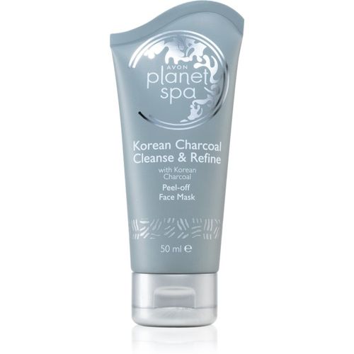 Planet Spa Korean Charcoal Cleanse & Refine mascarilla peel-off con carbón activo 50 ml - Avon - Modalova