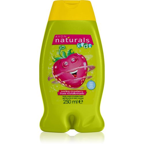 Naturals Kids Swirling Strawberry Badschaum & Duschgel 2 in 1 für Kinder 250 ml - Avon - Modalova