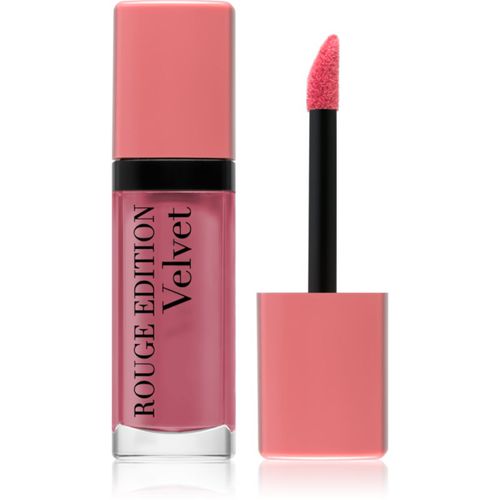 Rouge Edition Velvet barra de labios líquida con efecto mate tono 10 Don´t Pink Of It! 7.7 ml - Bourjois - Modalova