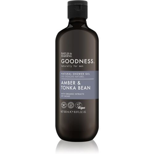 Goodness Amber & Tonka Bean gel de ducha para hombre 500 ml - Baylis & Harding - Modalova