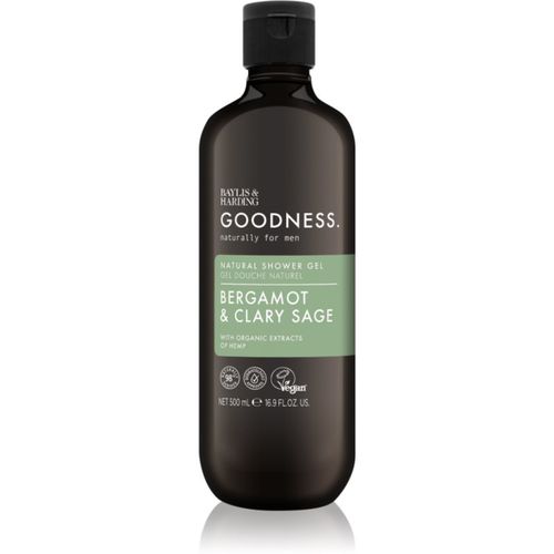 Goodness Bergamot & Clary Sage gel de ducha para hombre 500 ml - Baylis & Harding - Modalova