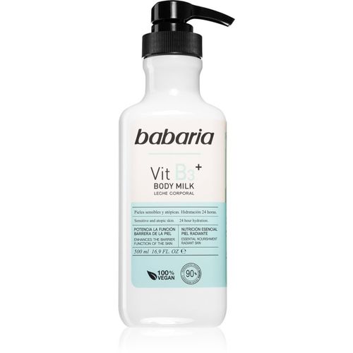 Vitamin B3 latte corpo emolliente idratante per tutti i tipi di pelle 500 ml - Babaria - Modalova