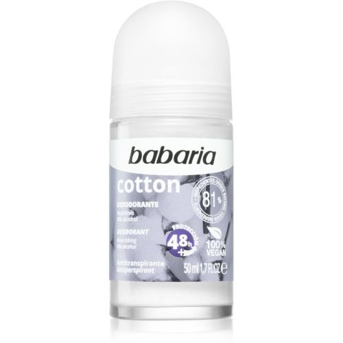 Deodorant Cotton antitranspirante roll-on con efecto nutritivo 50 ml - Babaria - Modalova