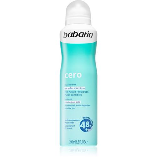 Deodorant Cero antitraspirante spray per pelli sensibili 200 ml - Babaria - Modalova