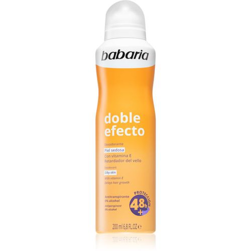 Deodorant Double Effect antitranspirante en spray retardante del crecimiento del vello 200 ml - Babaria - Modalova