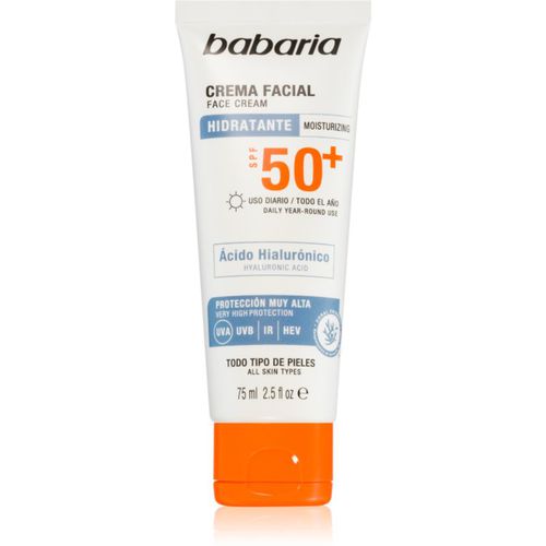 Sun Face crema solar resistente al agua para rostro SPF 50+ 75 ml - Babaria - Modalova