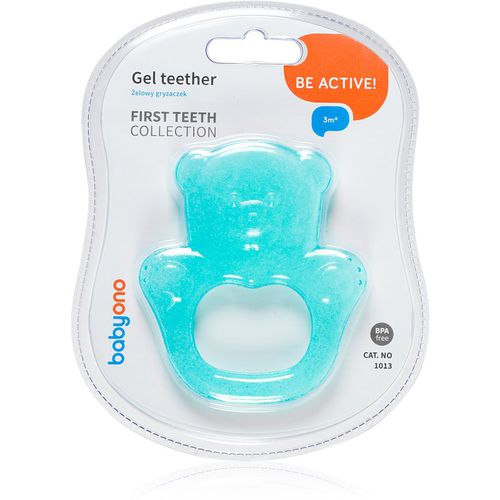 Be Active Gel Teether Beißring Turquoise Bear 1 St - BabyOno - Modalova