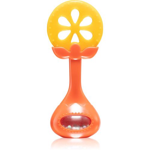 Have Fun Teether Beißring mit Rassel Juicy Orange 1 St - BabyOno - Modalova