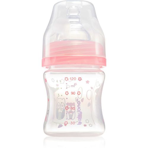 Baby Bottle Babyflasche Anti-Colic 0m+ Pink 120 ml - BabyOno - Modalova