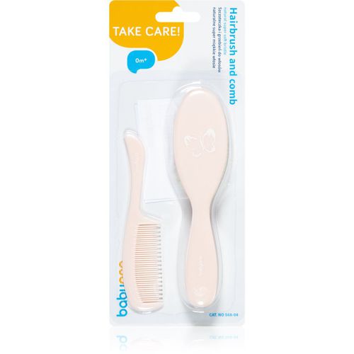 Take Care Hairbrush and Comb IV Haarbürste für Kinder Pink 2 St - BabyOno - Modalova