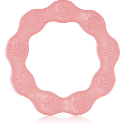 Be Active Silicone Teether Ring dentaruolo Pink 1 pz - BabyOno - Modalova