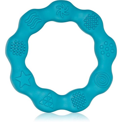 Be Active Silicone Teether Ring Beißring Blue 1 St - BabyOno - Modalova