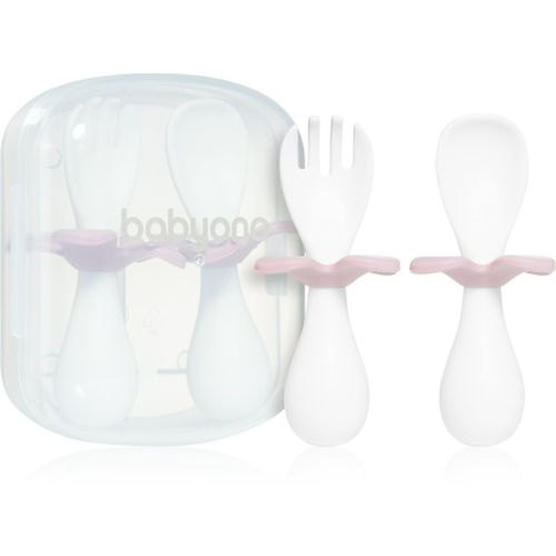 Be Active Ergonomic Utensils for Children Besteck Pink 12 m+ 2 St - BabyOno - Modalova