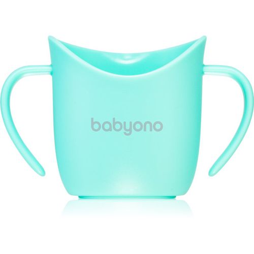 Be Active Ergonomic Training Cup bicchiere salvagoccia con maniglie Mint 6 m+ 120 ml - BabyOno - Modalova