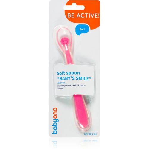 Be Active Baby’s Smile cuchara Pink 6 m+ 1 ud - BabyOno - Modalova