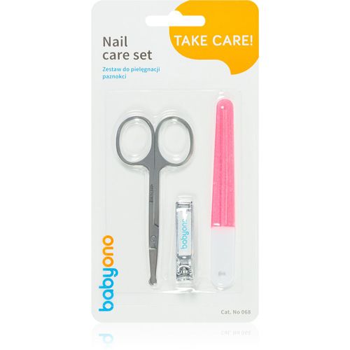 Take Care Nail Care Maniküre-Set Red(für Kinder) - BabyOno - Modalova