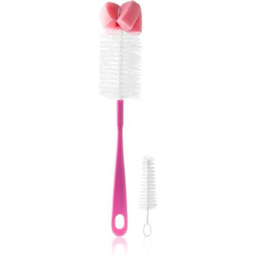 Take Care Brush for Bottles and Teats with Mini Brush & Sponge Tip cepillo de limpieza Pink 2 ud - BabyOno - Modalova