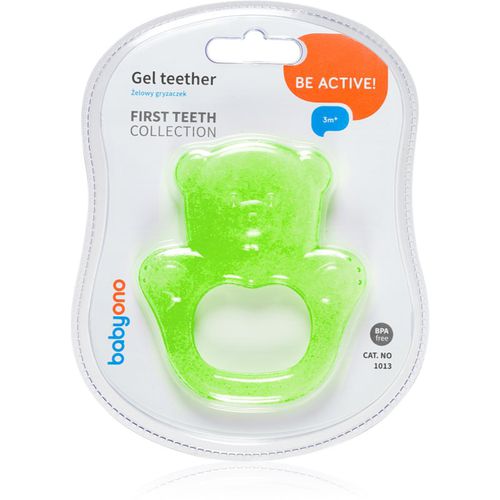 Be Active Gel Teether dentaruolo Green Bear 1 pz - BabyOno - Modalova