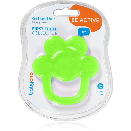 Be Active Gel Teether dentaruolo Green Flower 1 pz - BabyOno - Modalova