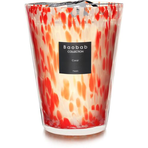 Pearls Coral candela profumata 24 cm - Baobab Collection - Modalova