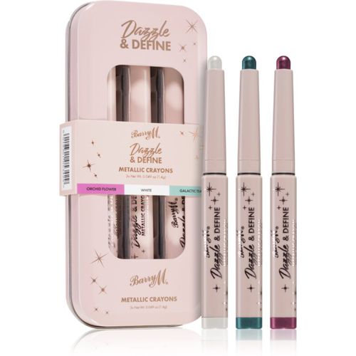 Dazzle & Define Metallic Crayon Metallic Eyeliner vorteilhafte Packung 3 x 1,4 g 3x1,4 g - Barry M - Modalova