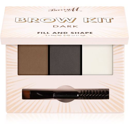 Fill and Shape Brow Kit kit para cejas tono Dark 3x1,5 g - Barry M - Modalova