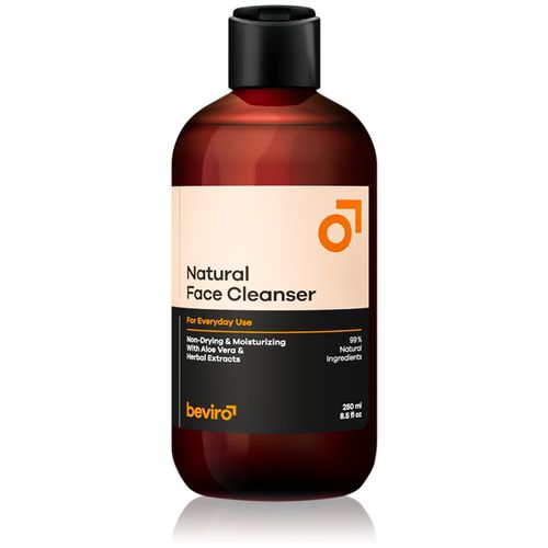 Natural Face Cleanser gel limpiador para rostro para hombre 250 ml - Beviro - Modalova