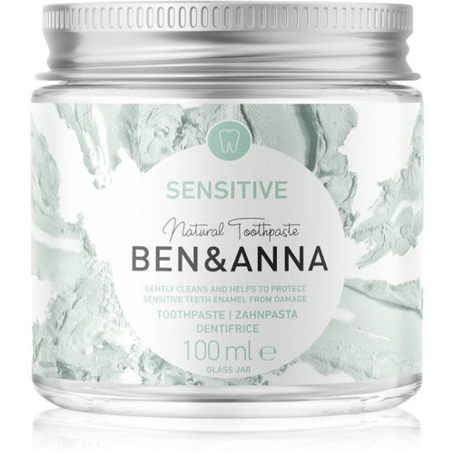 Natural Toothpaste Sensitive pasta de dientes en envase de cristal para dientes sensibles 100 ml - BEN&ANNA - Modalova