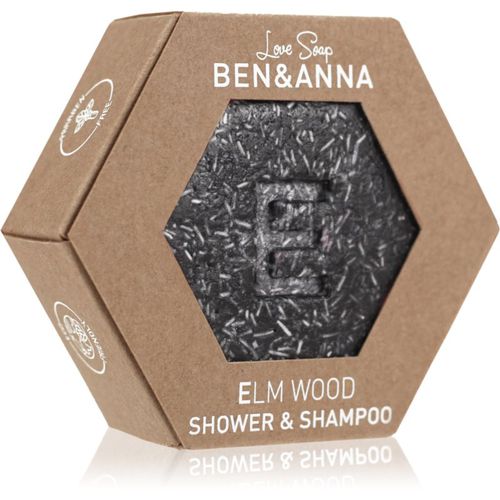 Love Soap Shower & Shampoo shampoo solido e gel doccia 2 in 1 Elm Wood 60 g - BEN&ANNA - Modalova