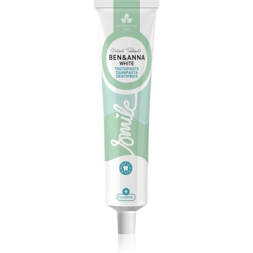 Toothpaste White dentifricio naturale al fluoro 75 ml - BEN&ANNA - Modalova