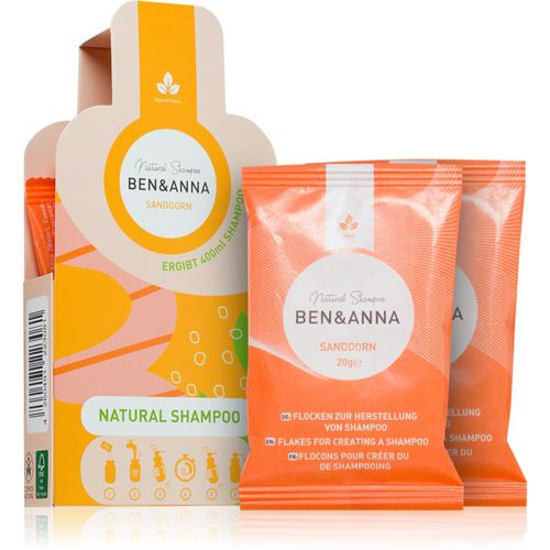 Natural Shampoo Sanddorn Shampooflocken gegen Haarausfall 2x20 g - BEN&ANNA - Modalova