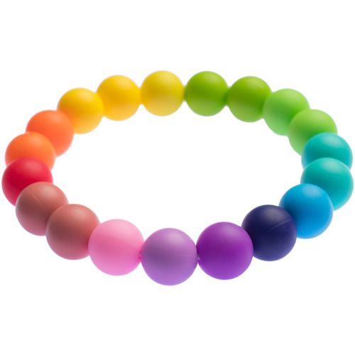 Bite bracelet Regenbogen Beißperlen 1 St - Biberschatz - Modalova