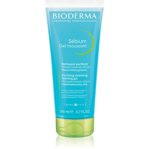 Sébium Gel Moussant Reinigungsgel für fettige und Mischhaut 200 ml - Bioderma - Modalova