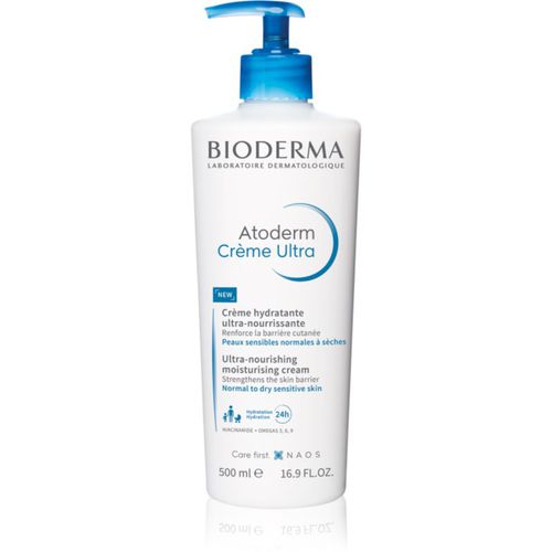 Atoderm Cream crema corporal nutritiva para piel normal a seca y sensible sin perfume Bottle with Pump 500 ml - Bioderma - Modalova