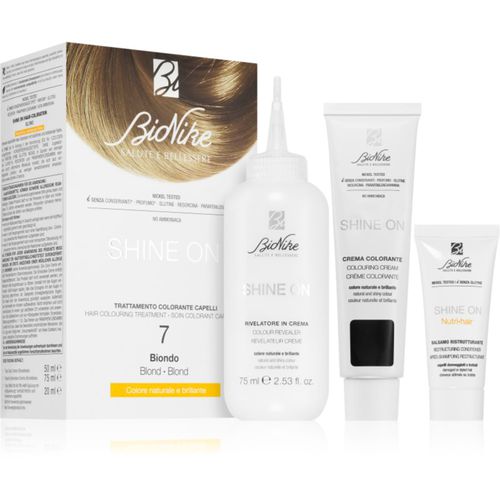 SHINE ON tinte permanente para cabello tono 7 Blonde 1 ud - BioNike - Modalova