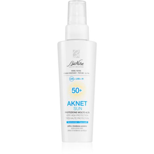 Aknet Sun crema facial protectora para pieles acnéicas SPF 50+ 50 ml - BioNike - Modalova