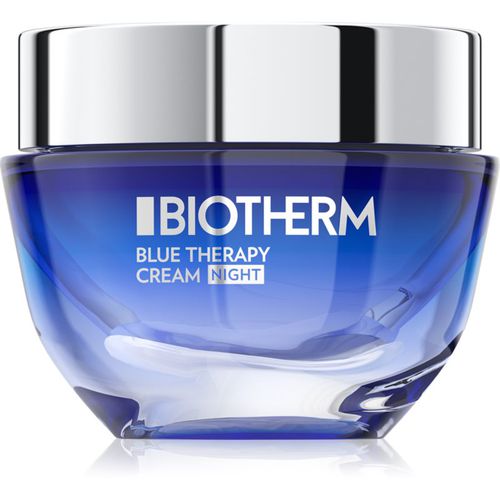 Blue Therapy crema notte antirughe per tutti i tipi di pelle 50 ml - Biotherm - Modalova