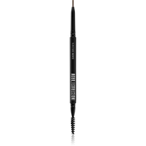 IndestructiBrow Pencil lápiz para cejas de larga duración con cepillo tono Dark Brown 10 g - BPerfect - Modalova