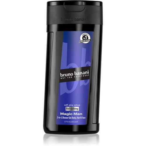 Magic Man gel de ducha refrescante 3 en 1 para hombre 250 ml - Bruno Banani - Modalova