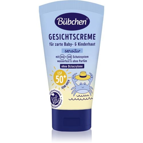 Sensitive Sun Protection Face Cream SPF 50+ crema facial protectora para niños SPF 50+ 6 m+ 50 ml - Bübchen - Modalova