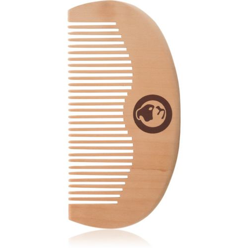 Original Beard Comb peine de madera para la barba Peach Wood 10,4 cm 1 ud - Bulldog - Modalova