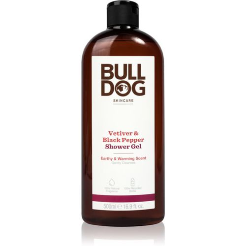 Vetiver and Black Pepper gel de ducha para hombre 500 ml - Bulldog - Modalova