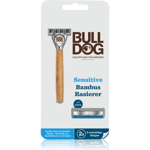 Sensitive Bamboo Razor and Spare afeitadora + cabezales de recambio - Bulldog - Modalova