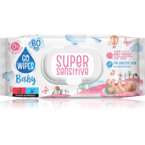 Super Sensitive salviette detergenti umidificate per bambini per pelli sensibili 0+ 60 pz - GoWipes - Modalova