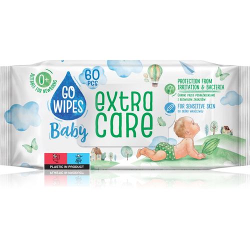 Extra Care toallitas húmedas limpiadoras para niños para pieles sensibles 0+ 60 ud - GoWipes - Modalova