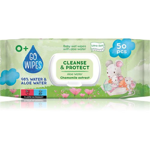 Cleanse & Protect Chamomile extract salviette umidificate per bambini con aloe vera 50 pz - GoWipes - Modalova