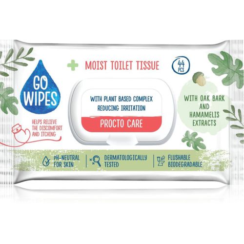 Procto Care papel higiénico húmedo para pieles sensibles 44 ud - GoWipes - Modalova