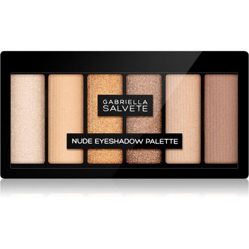 Eyeshadow 6 Shades Palette Lidschatten-Palette Farbton 01 Nude 12 g - Gabriella Salvete - Modalova